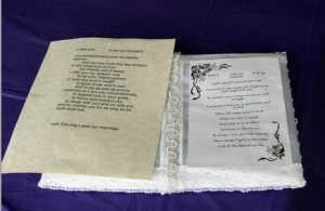 write wedding vows