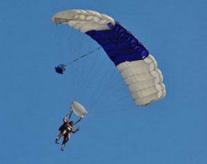 skydiving wedding